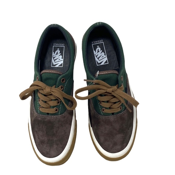 VANS Vault OG Era LX Sneakers Canvas Suede Brown Green Women's Shoes VN0A3CXNBGS - Picture 4 of 10